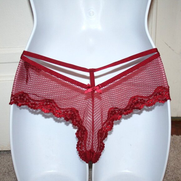 Victorias Secret Mesh And Lace Cheeky Panties Small - Picture 4 of 5